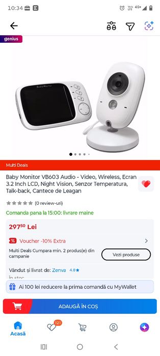 Monitor audio-video bebe