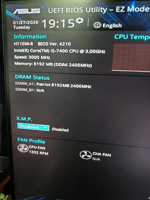 Pc gaming i5 7400 GTX 960