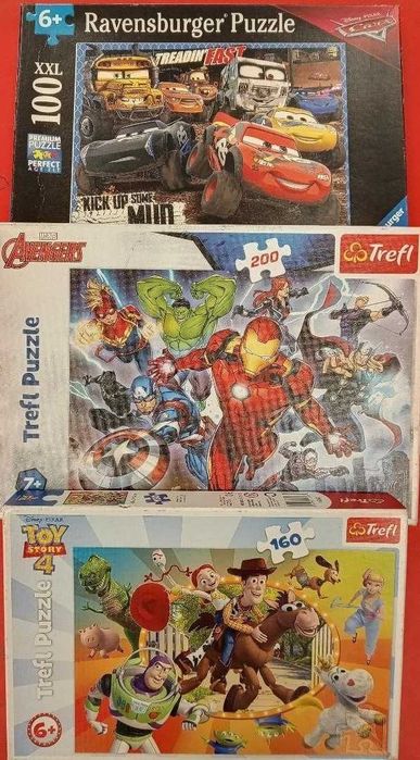 Puzzle nou Van Gogh 1000 piese + cadou 3 puzzle Trefl copii