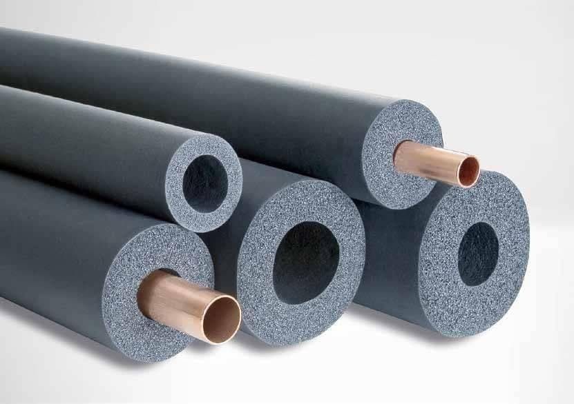 Вспенненный синтетический каучук трубчатый, отопления, водоснабжения,