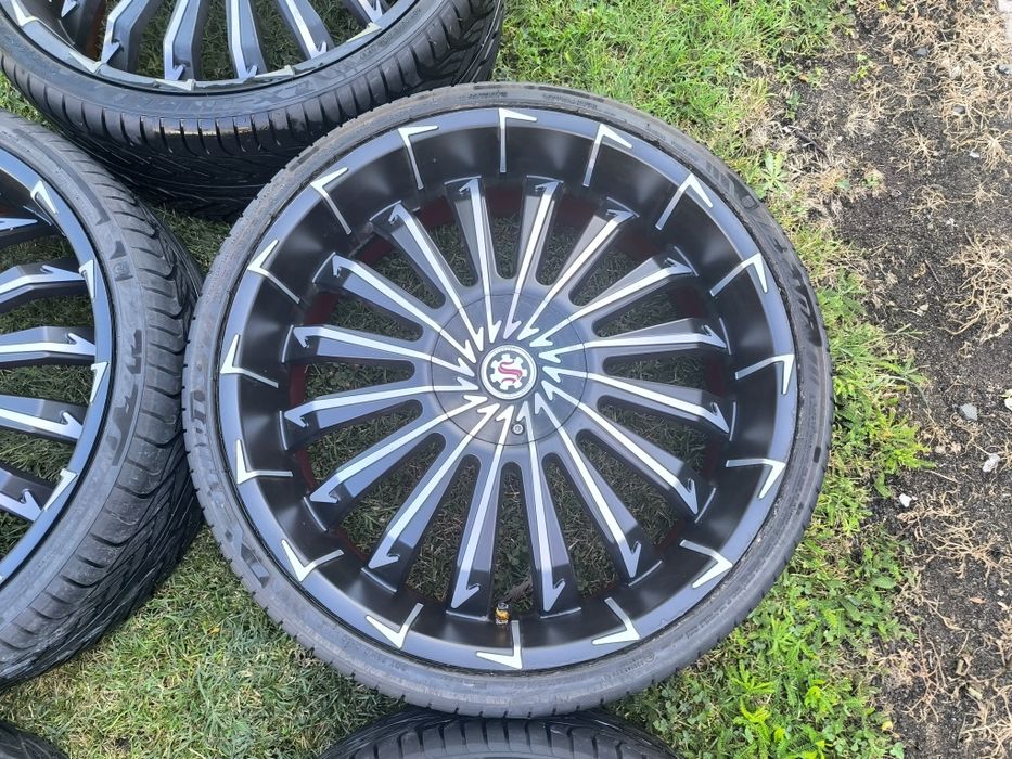24 цола джанти Scarlet SW5 с летни гуми за BMW RANGE ROVER Chevrolet