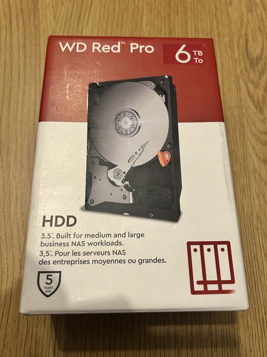 Hard Desktop Western Digital Red Pro 6TB HDD Hard Disk 3.5"