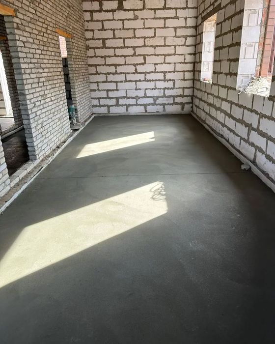 Стяжка полу сухая