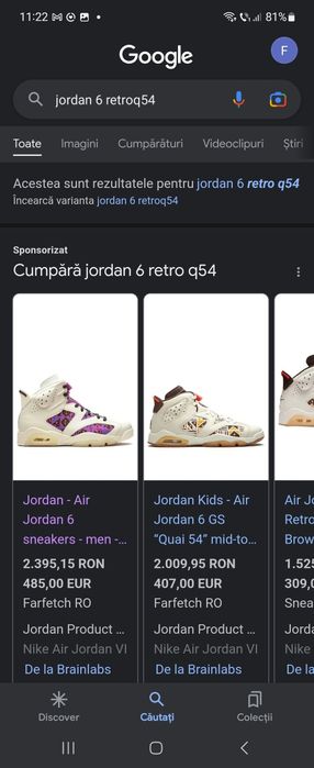 Vând s au schimb jordan retro 6