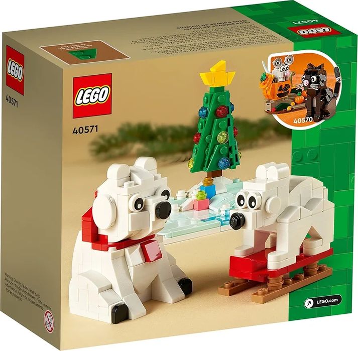 LEGO 40571 Зимни полярни мечки Комплект за коледна украса