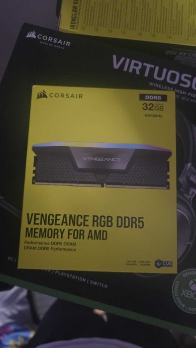 RAM Vengeance RGB DDR5 32GB 6400mhz