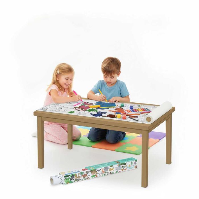 Rola hartie de colorat pentru copii XXL autoadeziva animale 300x38.5cm
