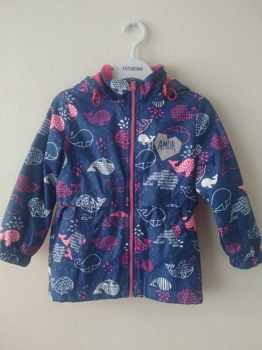 Куртка демисезонная для девочки, размер 98.  Фирма "Nikastyle".