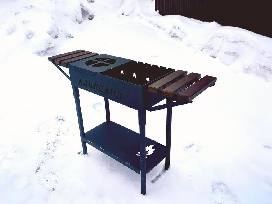 Мангал сборный, мангальная зона