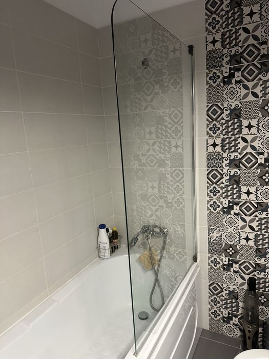 Set cada baie, paravan sticla, baterie