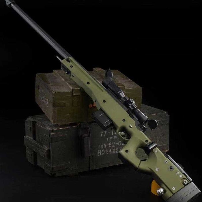 Pusca FOARTE PUTERNICA Din Metal Airsoft NOUA(Model Cu Arc LUNETA) Ful