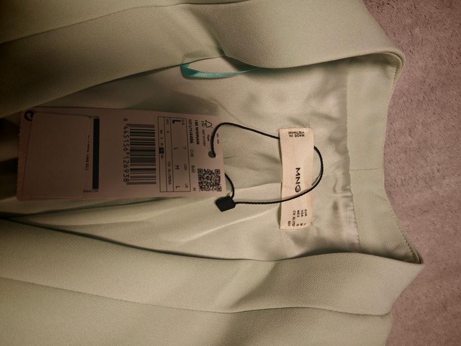 Сако Манго цвят мента л размер