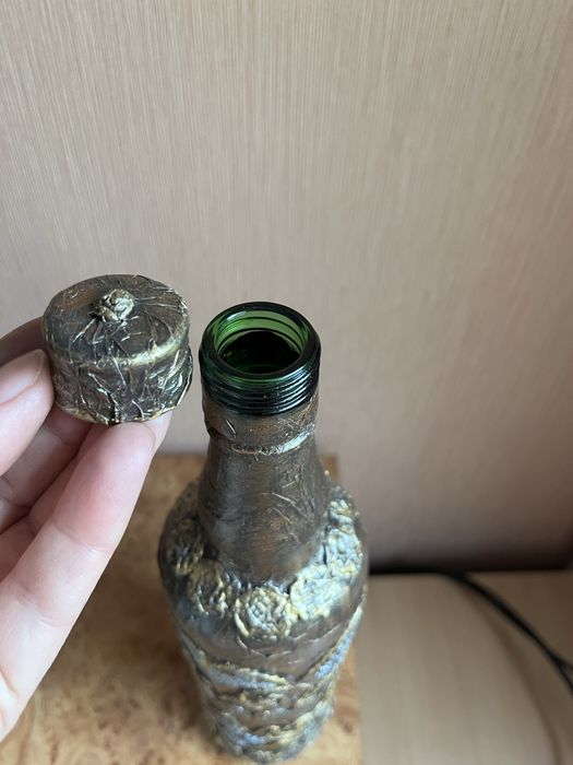 Бутылка ручная работа