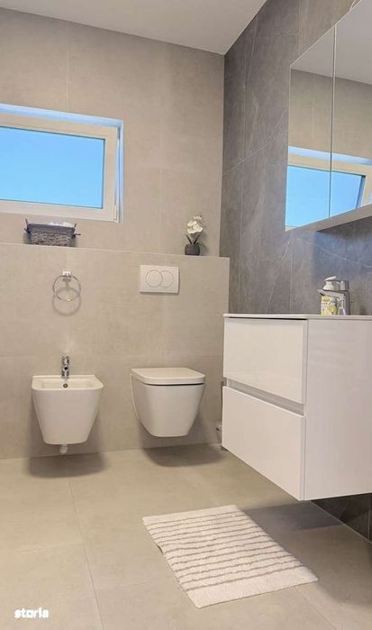 Penthouse de lux 160 mp mobilat de închiriat bloc nou Ipotești,Suceava