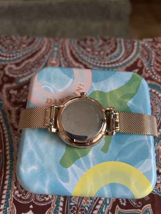 Ceas Fossil gold rose