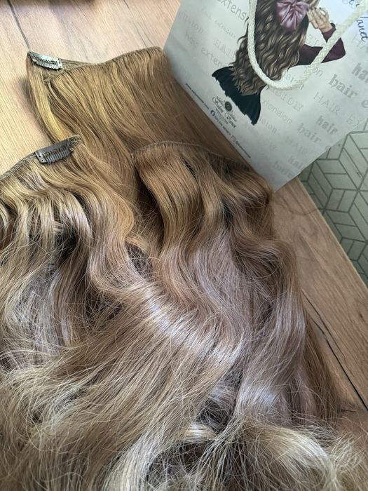 Индийска коса на клипси 150гр. 60см. Salon Vanet
