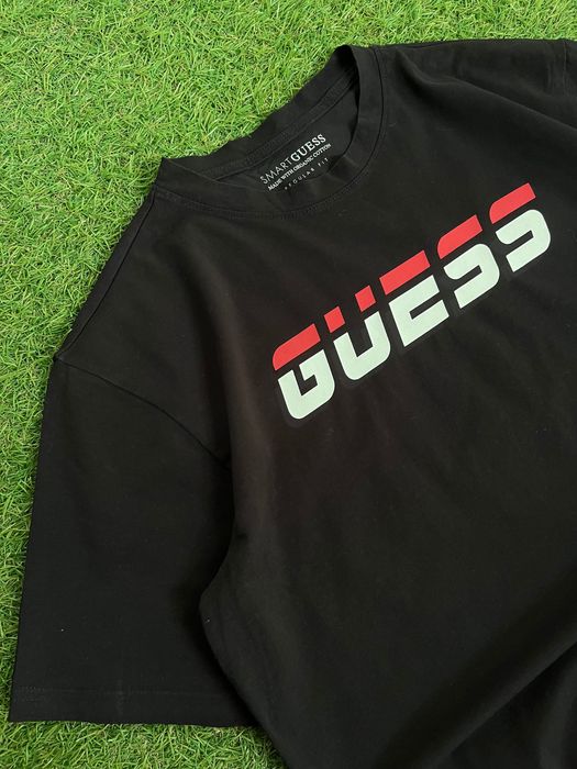 Мъжка блузка с къс ръкав : GUESS Regular Fit Organic Cotton M