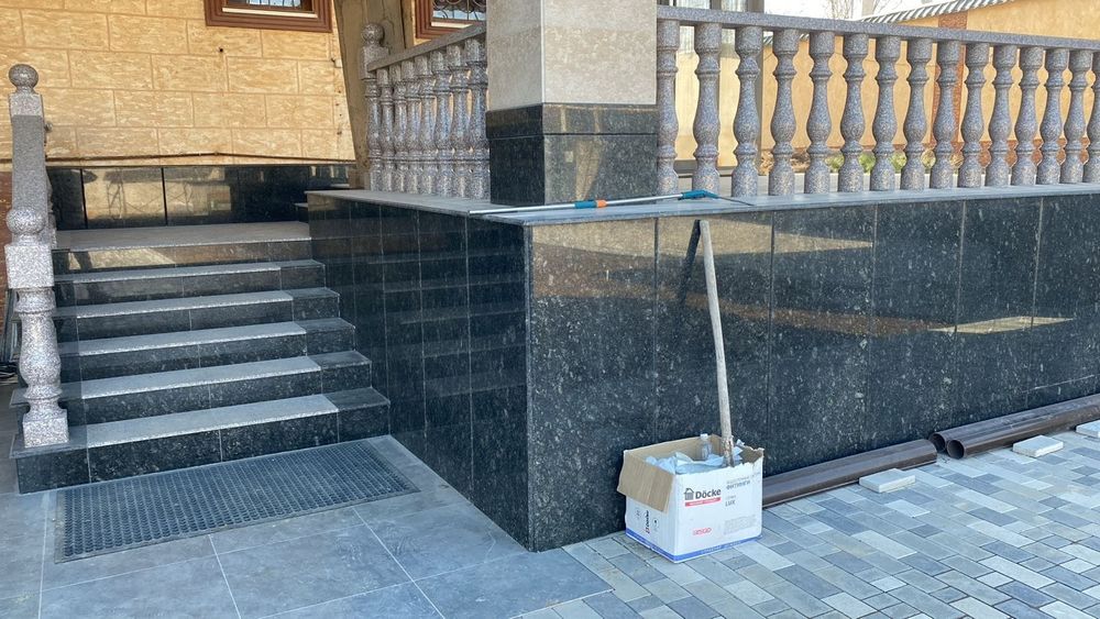 Травертин, гранит услуга мастера