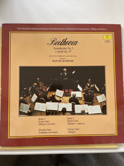 Виниловые пластинки с Германии: Бетховен и Бах