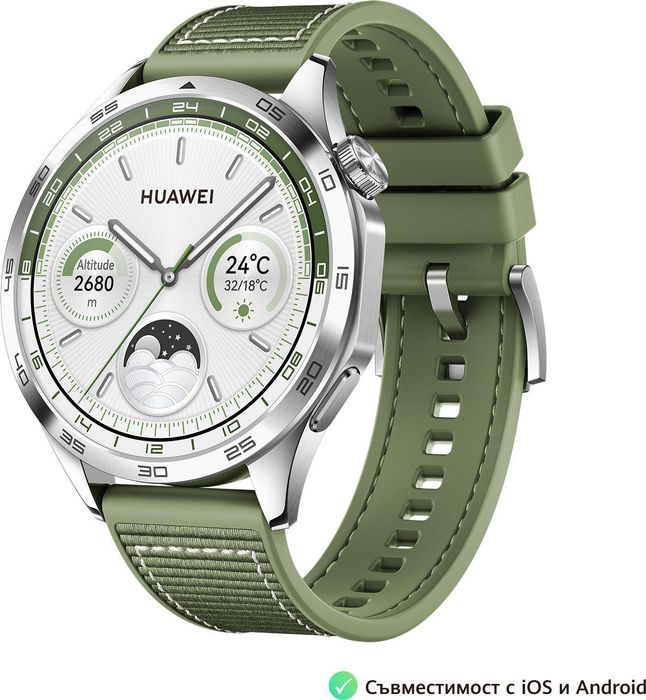 Huawei Watch GT 4, 46 мм, Зелен