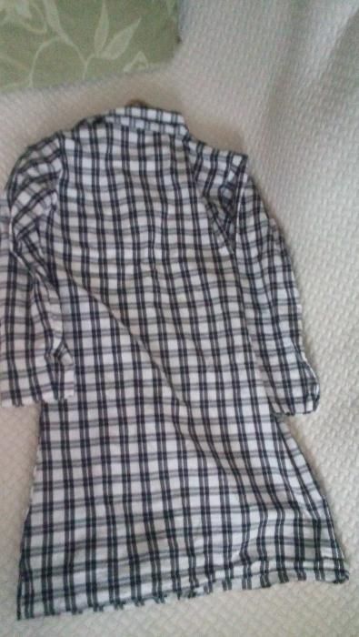 Дълга карирана риза