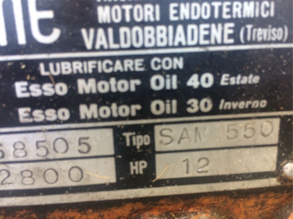 Vand motocultor italian