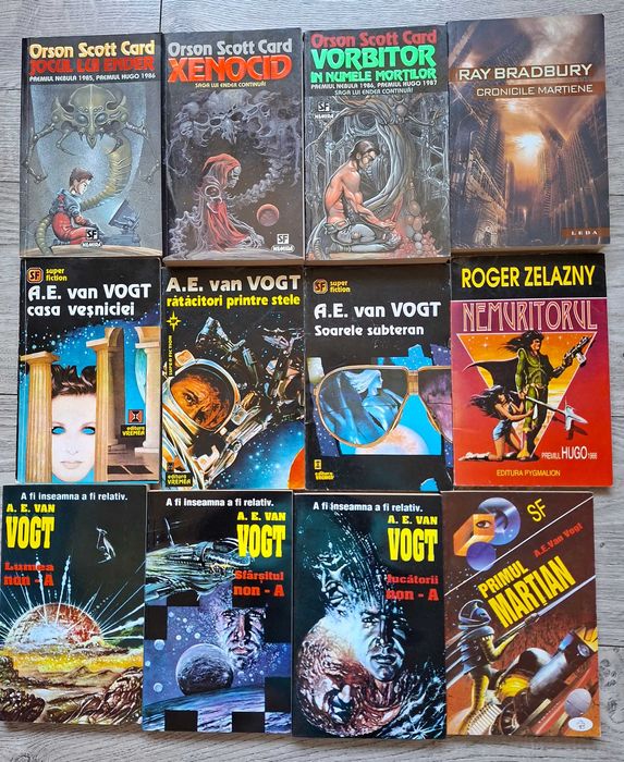Pachet SF clasic [Herbert, Asimov, van Vogt, Orson Scott Card ș.a.] - preț mic