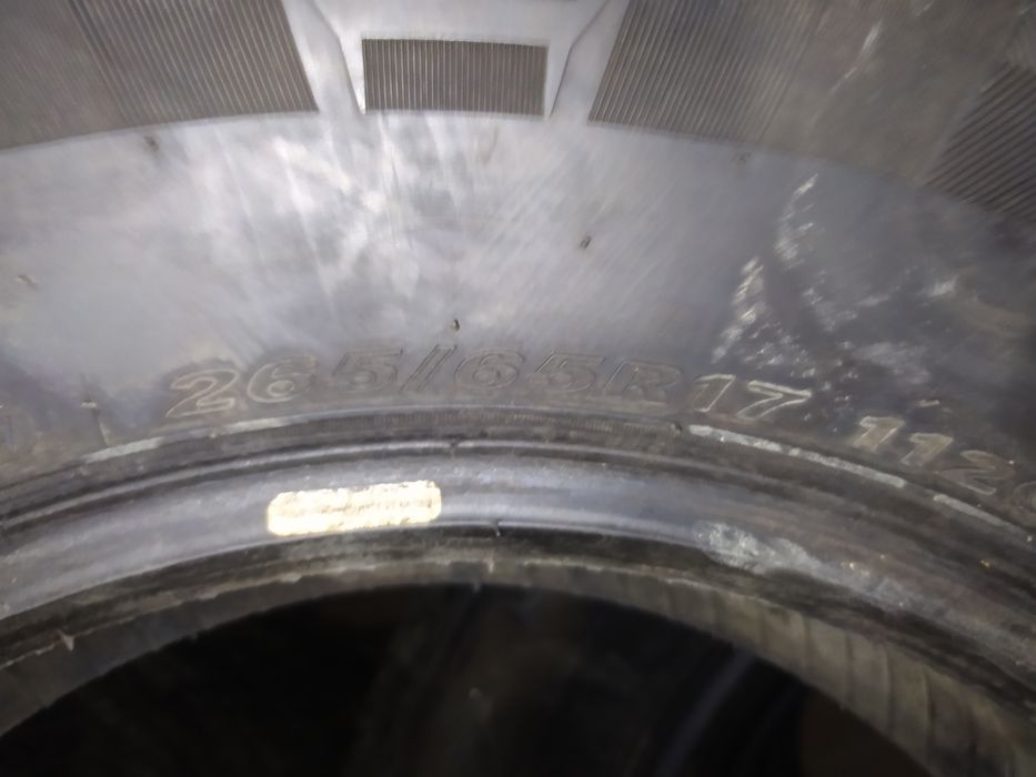 Комплект резины зимние 265/65/17