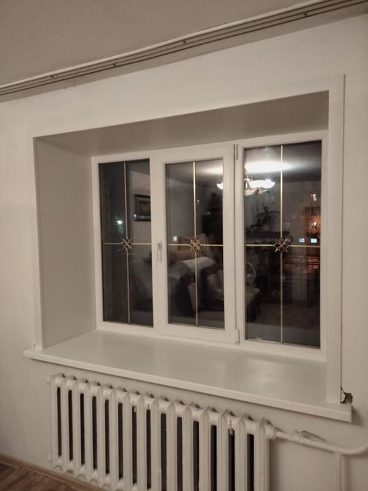 Подоконник  Откосы пластик откос