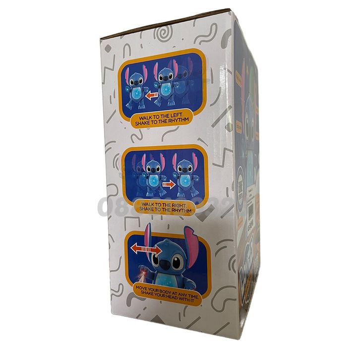 Интерактивен пеещ и танцуващ Стич, Фигурка Стич със Светлина, движение