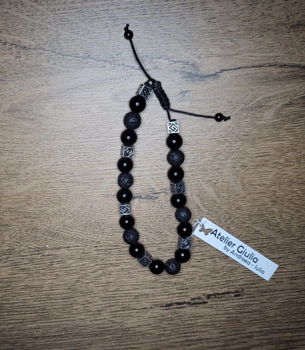 Brățări bărbătești cu pietre semiprețioase