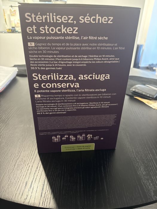 Sterilizator biberoane cu uscator Philips Avent - SIGILAT