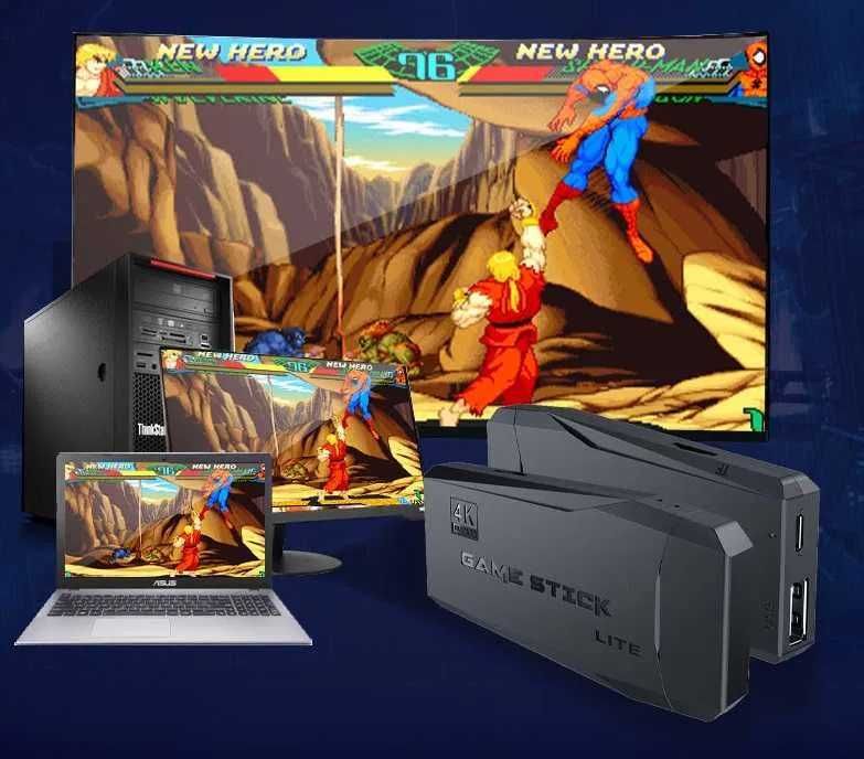 !!!БЕЗПЛАТНА ДОСТАВКА!!! Игра конзола HDMI 2.4G  с над 10000 игри