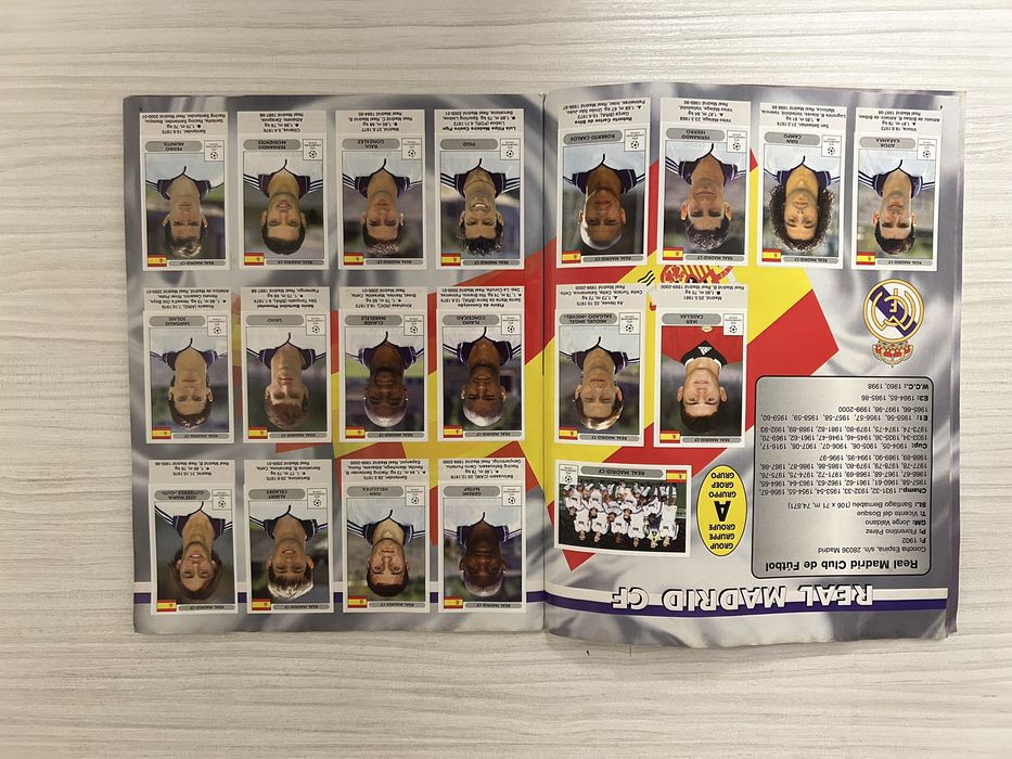 Panini Champions League 2000/2001 – напълно попълнен албум