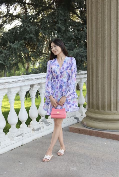 Платье Новое, в цветочек