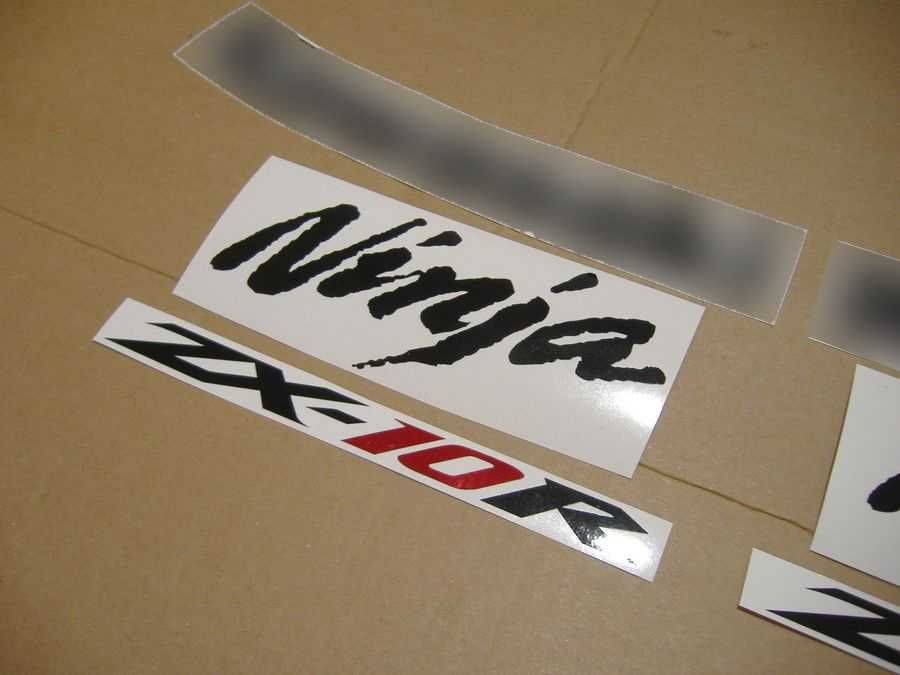 Стикери Kawasaki ZX10R Ninja 2008-2009 лепенки кавазаки зх10р zx-10r