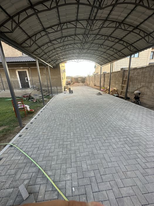 Укладка брусчатки