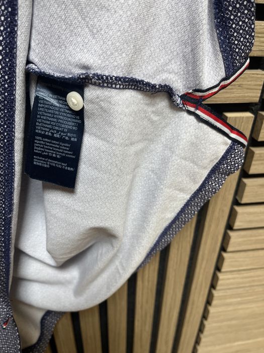 Tommy Hilfiger : Micro Print Polo Shirt - M/L Оригинал