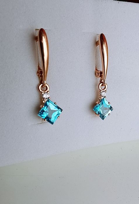 Золотые серьги 585 *