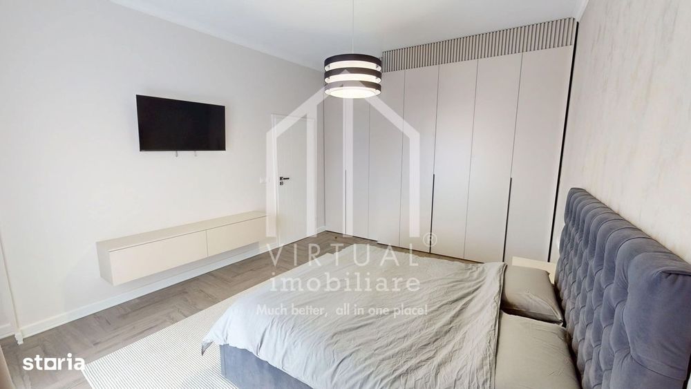 Apartamet cu 3 camere, 60mp utili + balcon (9mp), parcare, Ciresica