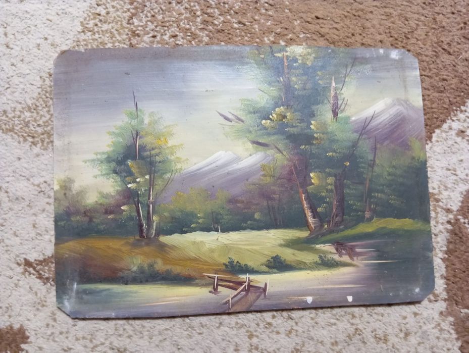 Vând set tablouri pictate manual