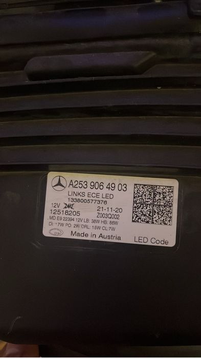 Far stanga Mercedes Glc