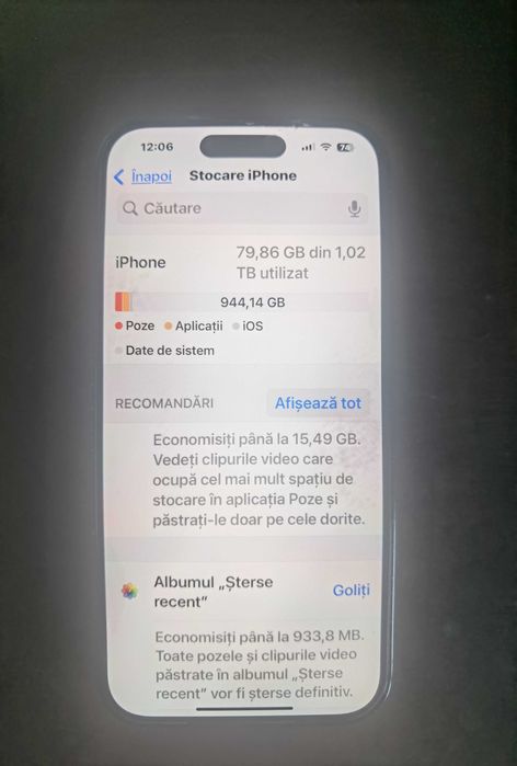 iPhone 14 pro negru spatial 1 TB memorie