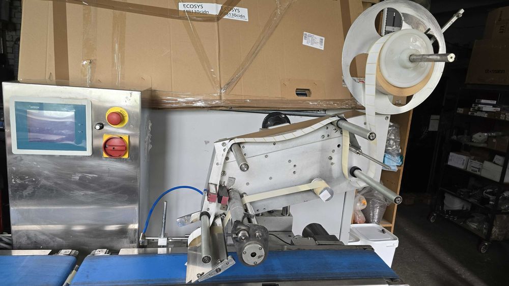 Linie automata de etichetare Fountain Food Machinery din inox