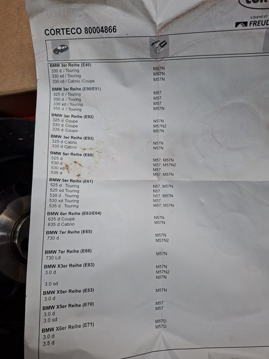 Демпферна шайба BMW M57