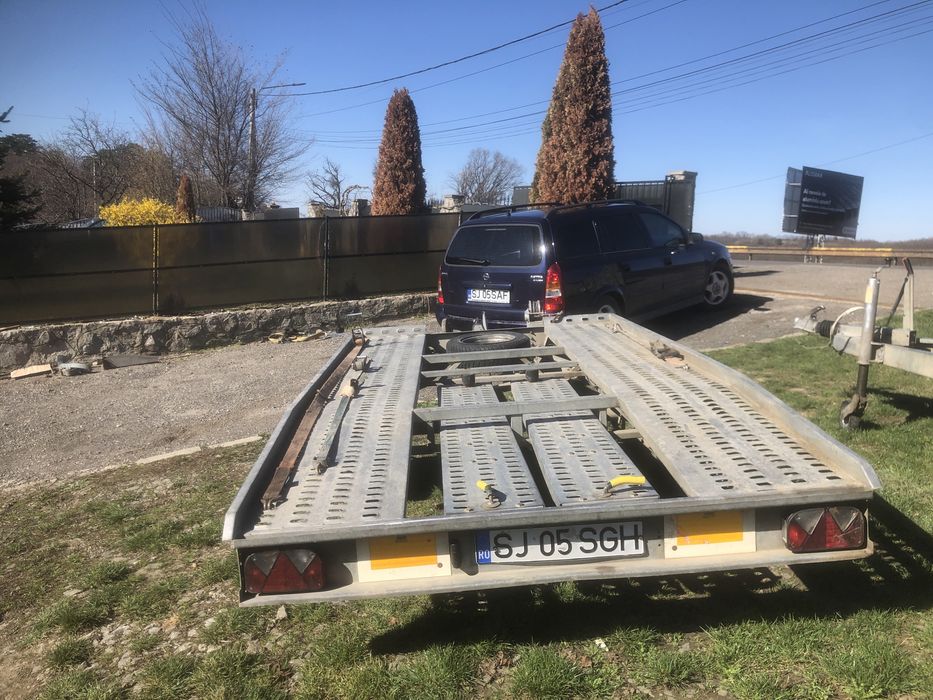 Inchiriat remorci trailer o axa sau 2 axe 5 m noi