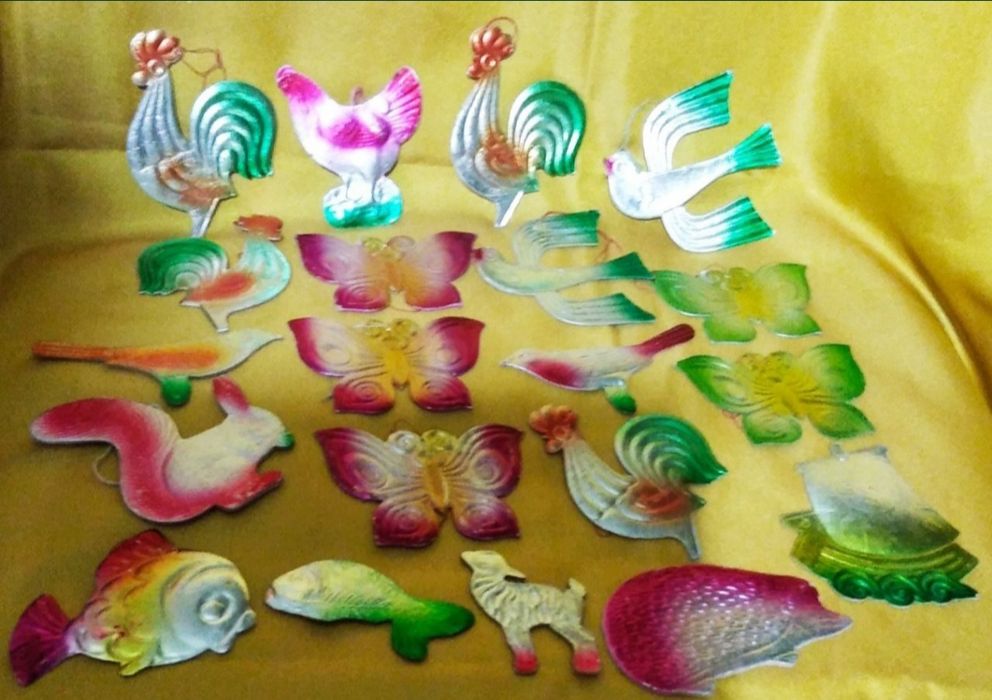 Елочные игрушки, стекло СССР