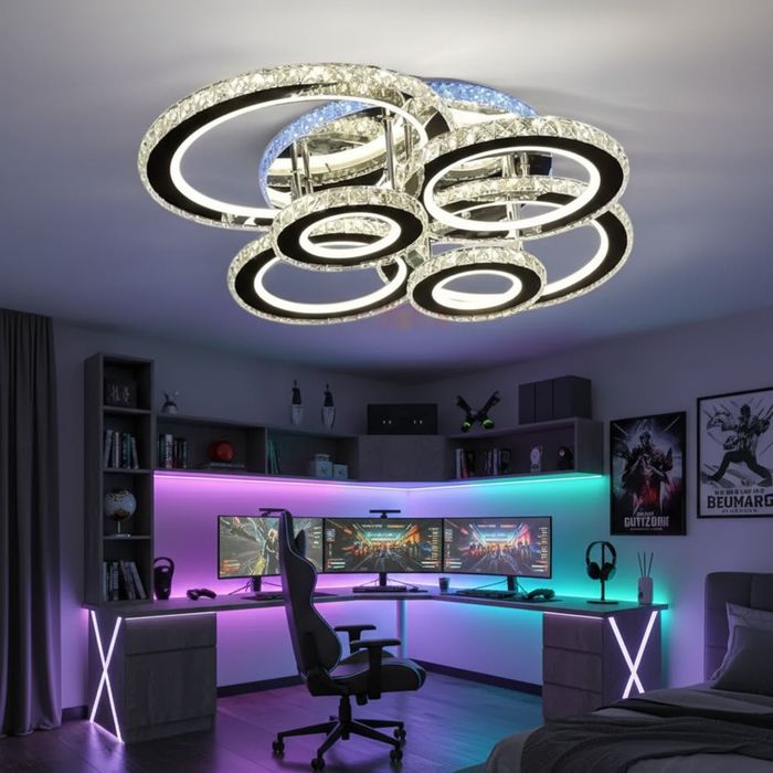 Lustra led 6 cercuri