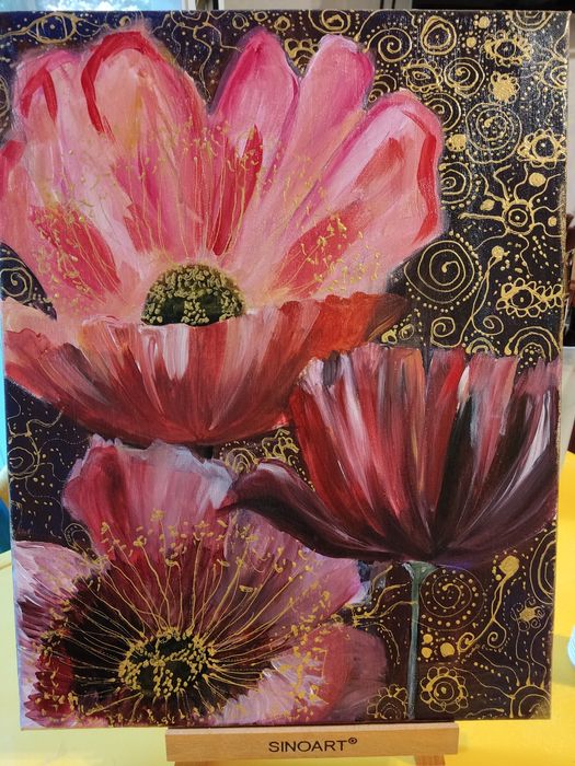 Картина на подрамнике, акрил, лак 40*50