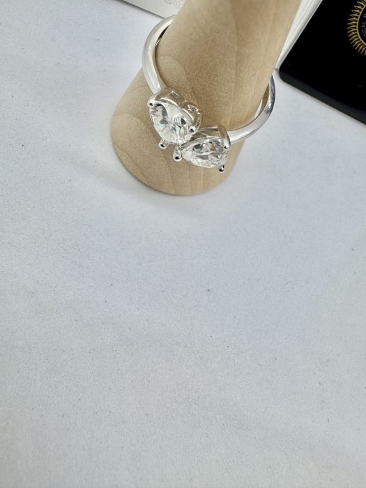 Сребърен пръстен с мойсанит (Диамант) 2 карата